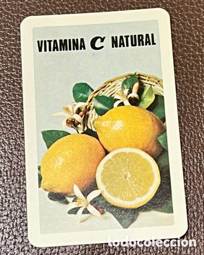Coleccionismo calendarios: Calendario de bolsillo. VITAMINA C NATURAL. Fournier. 1976.
