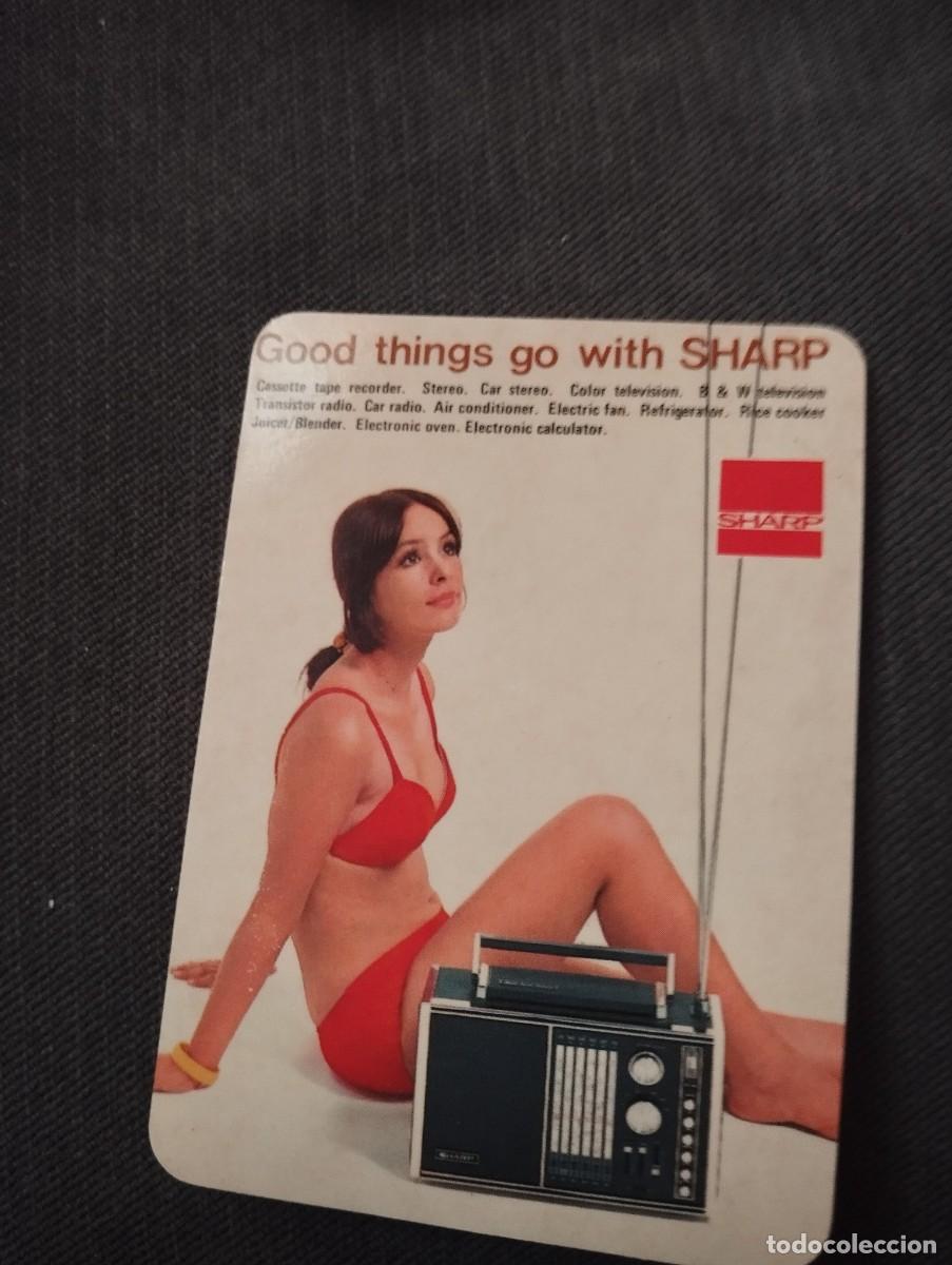 Coleccionismo calendarios: CALENDARIO PUBLICIDAD SHARP SE&Ntilde;ORITA DEL A&Ntilde;O- 1971 -EL DE LA FOTOS VER TODOS MIS CALENDARIOS