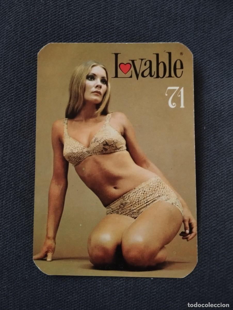 Coleccionismo calendarios: CALENDARIO PUBLICIDAD LOVABLE SE&Ntilde;ORITA DEL A&Ntilde;O- 1971 -EL DE LA FOTOS VER TODOS MIS CALENDARIOS