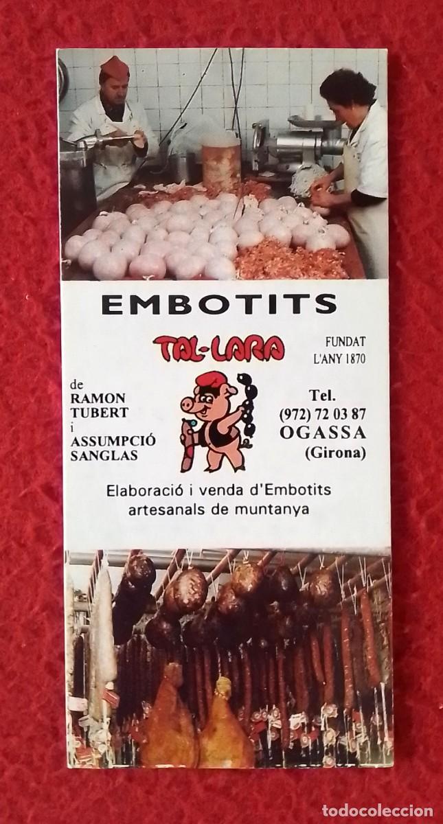 Coleccionismo calendarios: ANTIGUO CALENDARIO DE BOLSILLO CALENDAR 1999 EN CATAL&Aacute;N EMBOTITS TAL-LARA OGASSA GIRONA EMBUTIDOS...