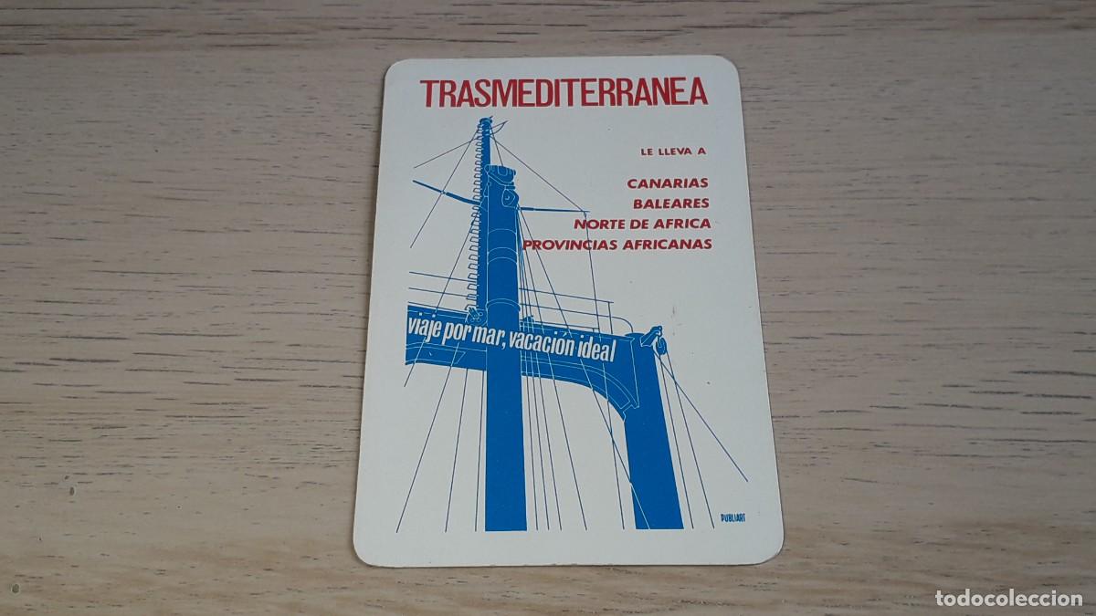 Coleccionismo calendarios: Calendario de bolsillo Trasmediterranea, Canarias, Baleares..., Heraclio Fournier, a&ntilde;o 1965.