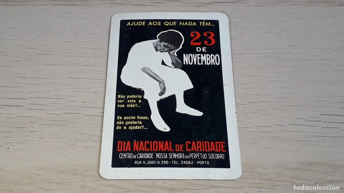 Coleccionismo calendarios: Calendario de bolsillo Centro Caridade Nossa Senhora do Perpetuo Socorro, Porto, Fournier, a&ntilde;o 1962.
