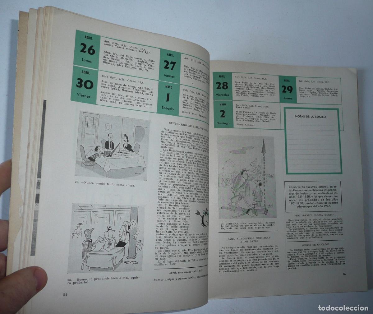 Coleccionismo calendarios: Almanaque Agroman del a&ntilde;o 1954 - Foto 4