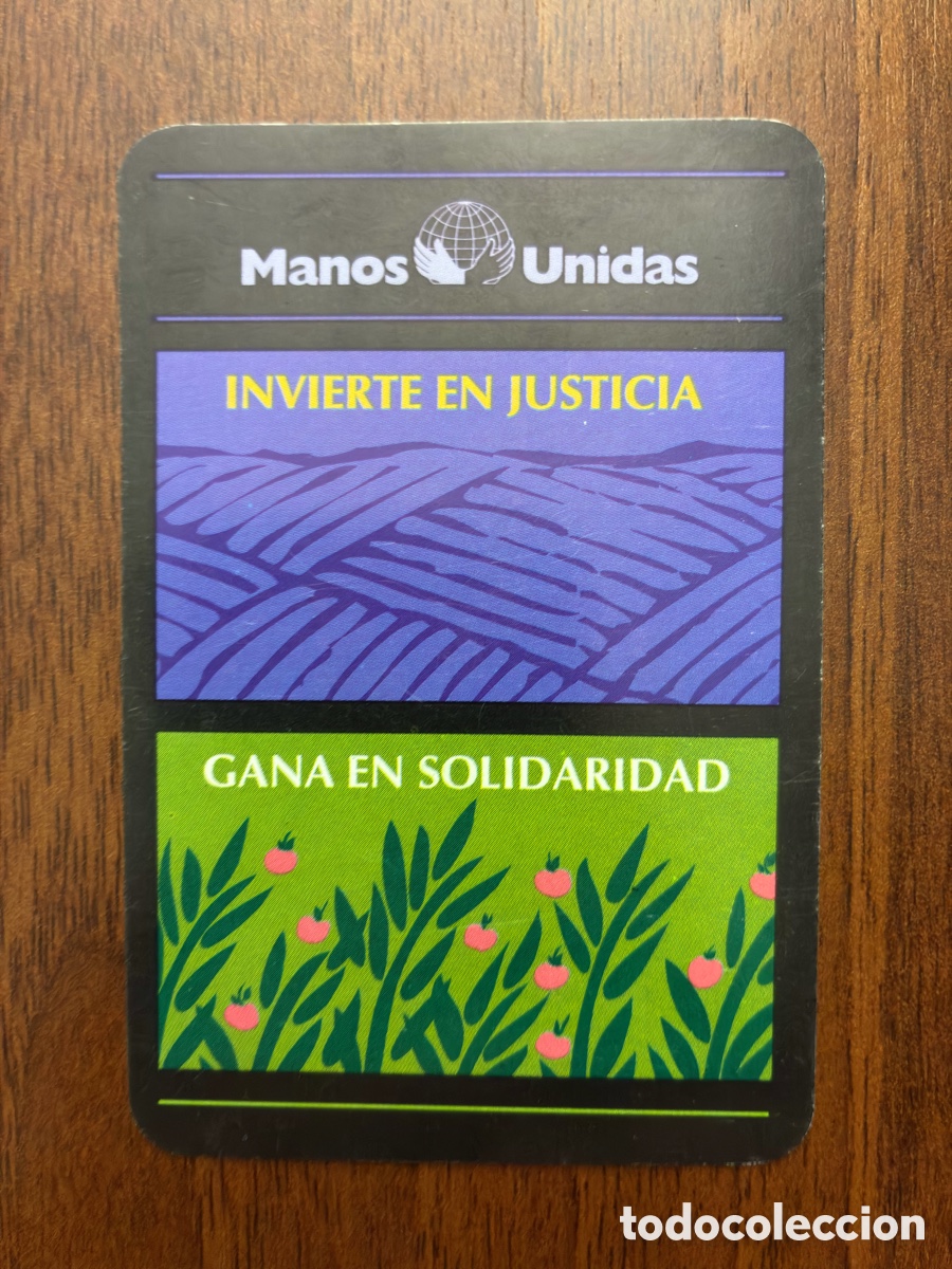 Coleccionismo calendarios: Calendario de bolsillo 1998 - Manos Unidas (Invierte en justicia)