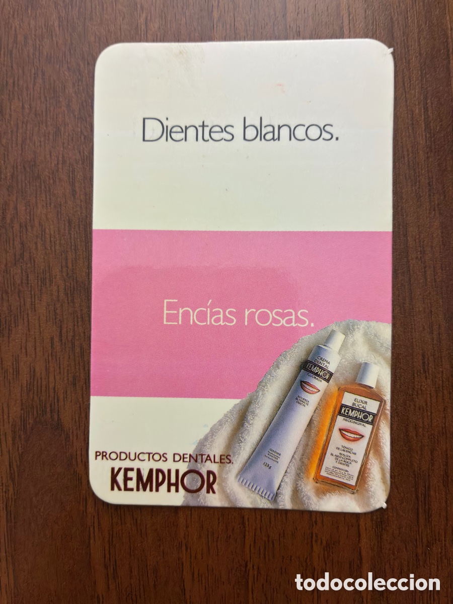 Coleccionismo calendarios: Calendario de bolsillo 1990 - Productos Dentales KEMPHOR (Laboratorios Verkos)