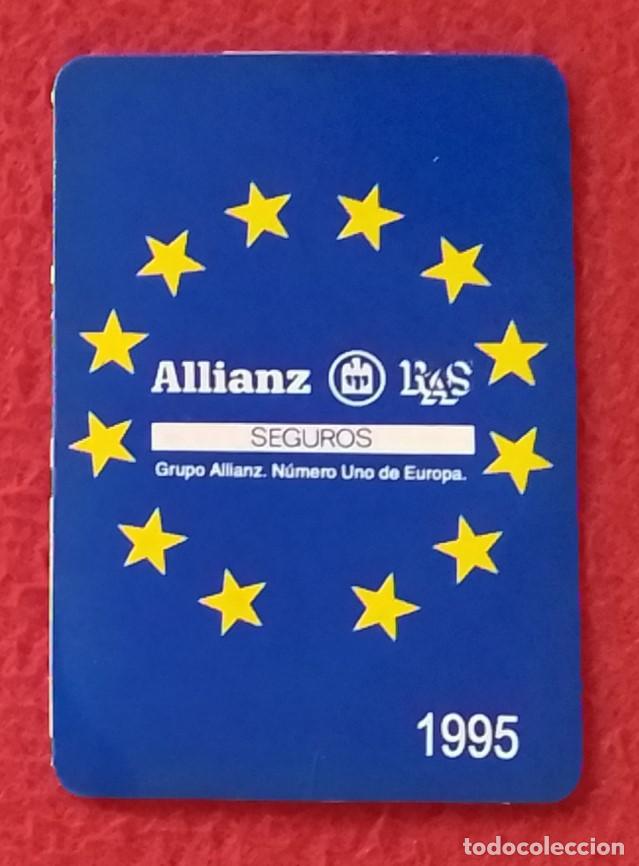 Coleccionismo calendarios: ANTIGUO CALENDARIO DE BOLSILLO CALENDAR 1995 ALLIANZ RAS SEGUROS NUMERO UNO DE EUROPA, VER FOTOS...