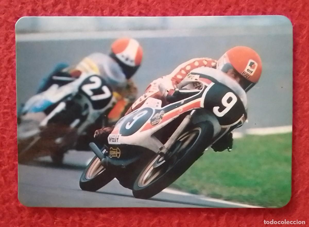 Coleccionismo calendarios: ANTIGUO CALENDARIO DE BOLSILLO OLD CALENDAR A&Ntilde;O 1980 MOTOR MOTOS MOTOCICLISMO CARRERAS COMPETICI&Oacute;N..