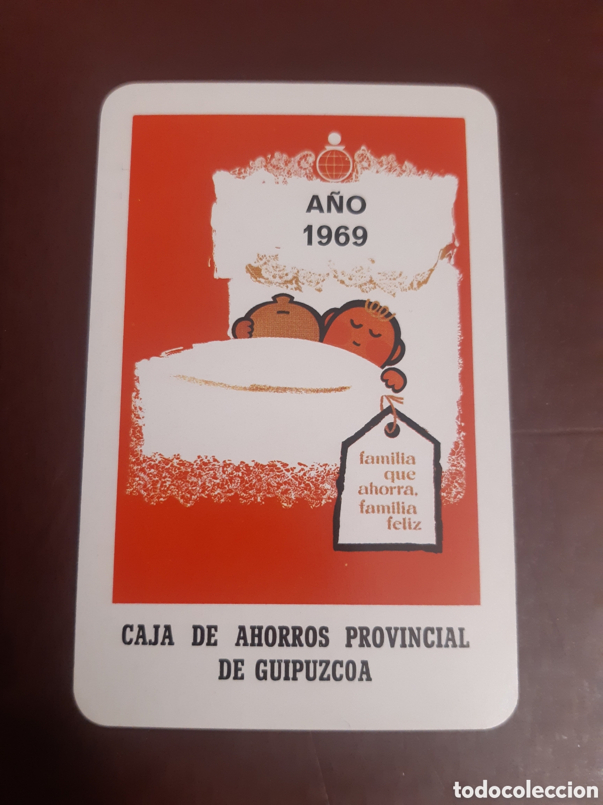 Coleccionismo calendarios: Calendario fournier Caja Provincial de Guipuzcoa 1969
