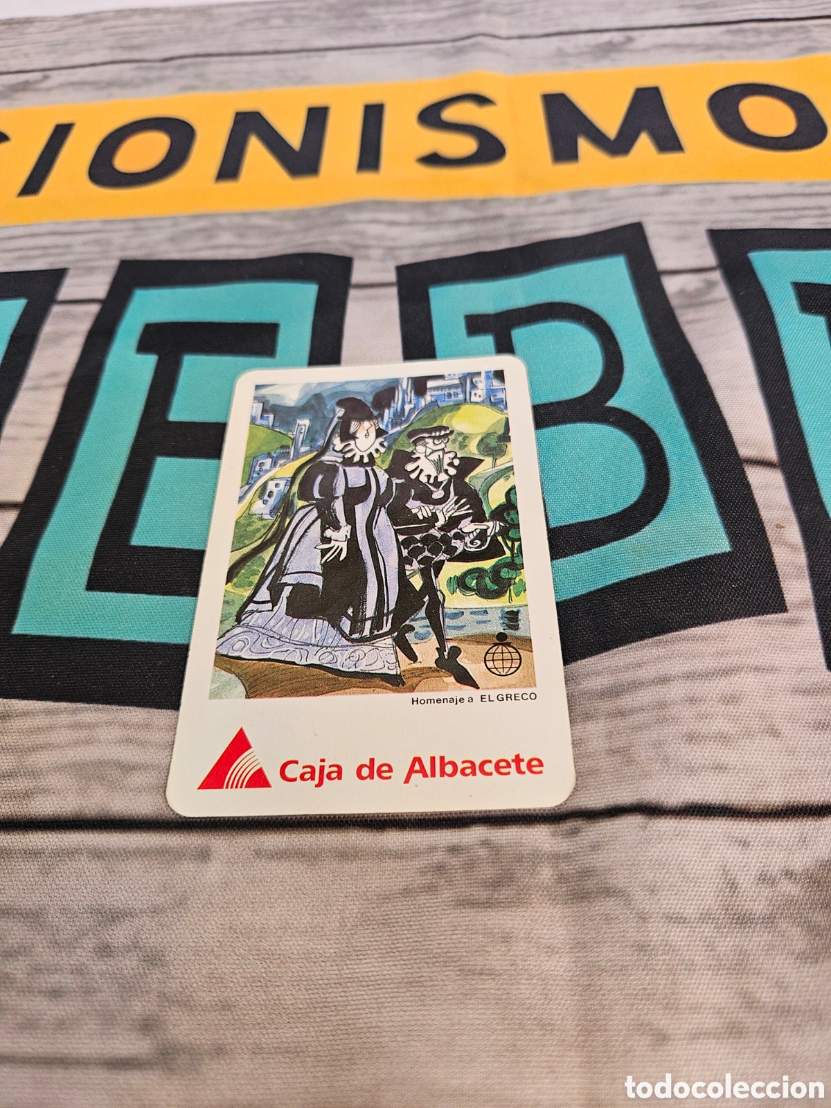 Coleccionismo calendarios: CALENDARIO PUBLICIDAD BANCO CAJA DE ALBACETE. EL GRECO. FOURNIER. 1989