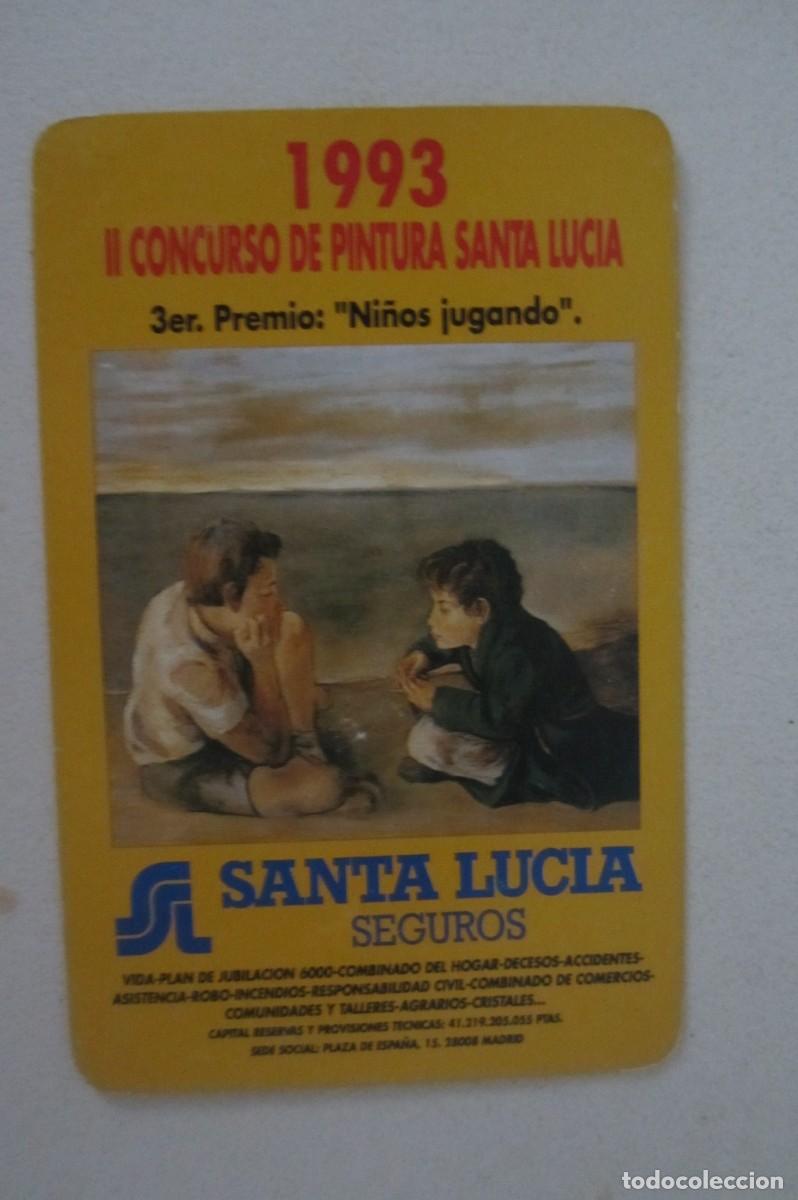 Coleccionismo calendarios: Calendario Fournier Santa Luc&iacute;a 1993