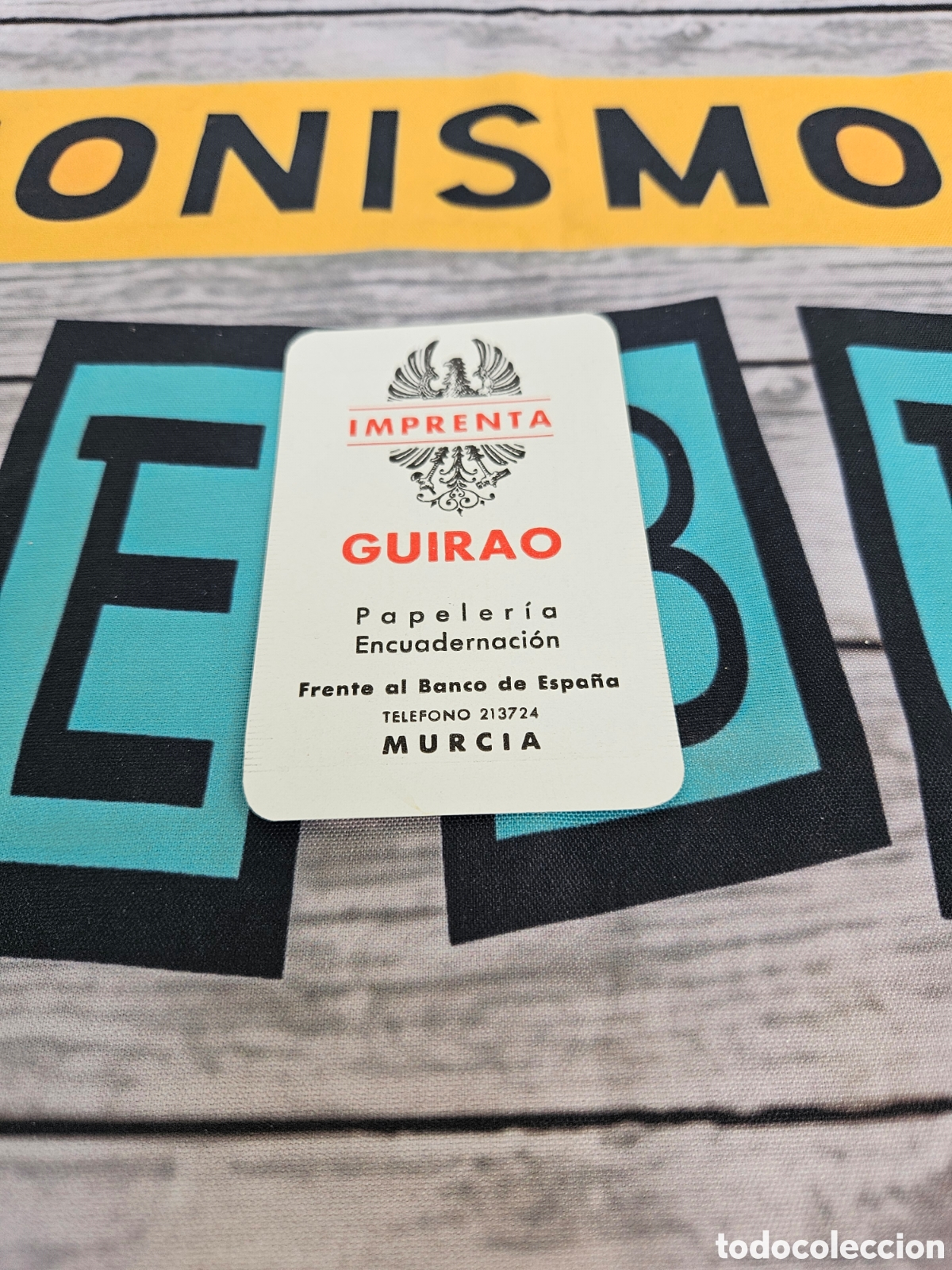 Coleccionismo calendarios: CALENDARIO EMPRESA IMPRENTA GUIRAO PAPELERIA ENCUADERNACION. MURCIA. 1971