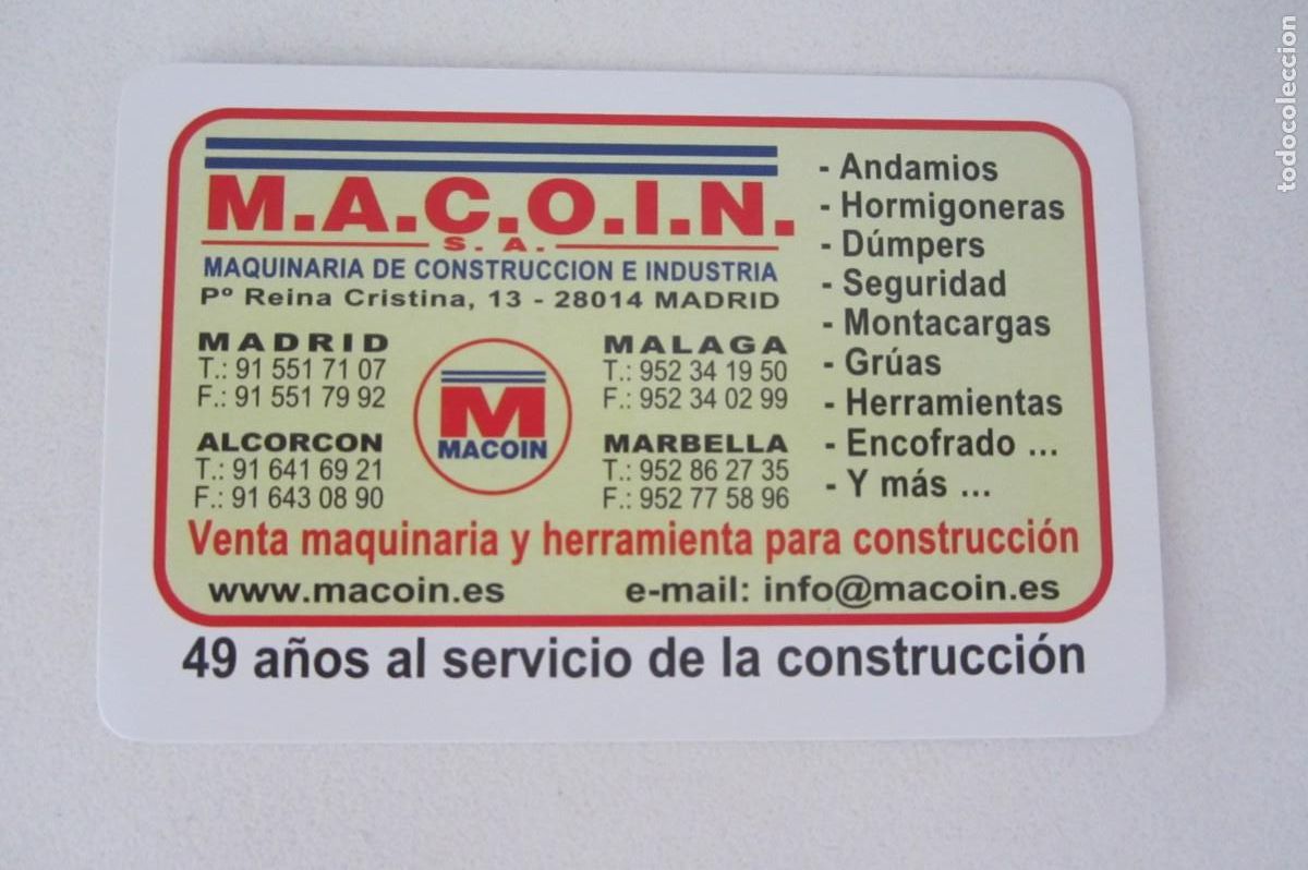 Coleccionismo calendarios: Calendario Fournier Macoin 2008