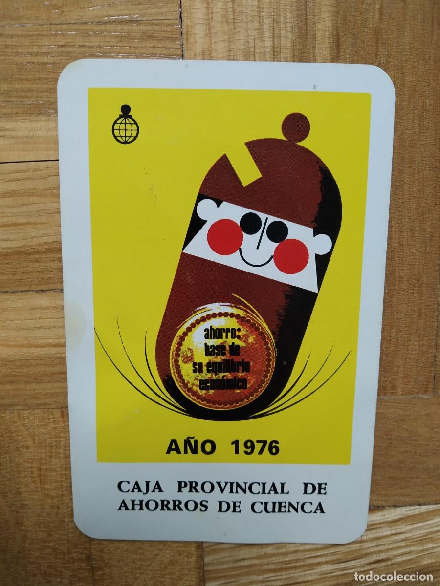 Colecionismo Calend&aacute;rios: CALENDARIO FOURNIER CAJA PROVINCIAL DE AHORROS DE CUENCA A&Ntilde;O 1976 VER FOTOS