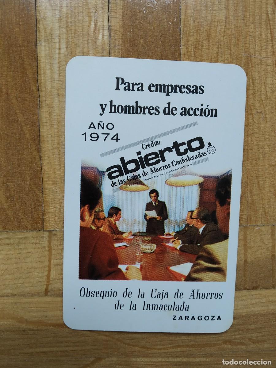 Colecionismo Calend&aacute;rios: CALENDARIO FOURNIER CAJA DE AHORROS DE LA INMACULADA ZARAGOZA A&Ntilde;O 1974 VER FOTOS