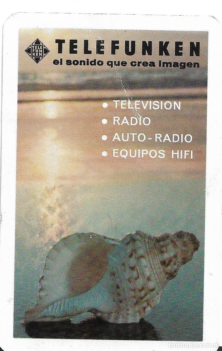 Coleccionismo calendarios: TELEFUNKEN CALENDARIO FOURNIER A&Ntilde;O 1972 - PUBLICIDAD DE TELEVISION, RADIO, EQUIPOS HIFI...