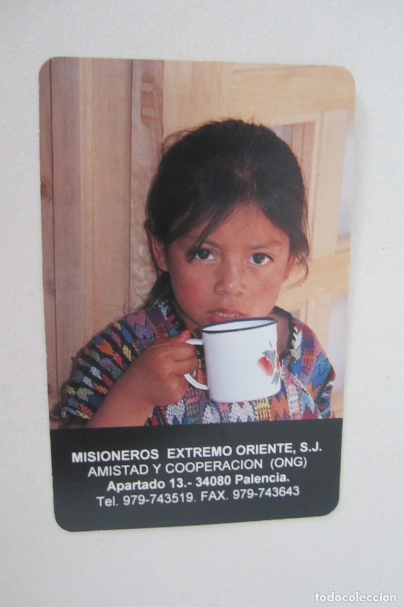 Coleccionismo calendarios: Calendario Fournier Misioneros Extremo Oriente 1995