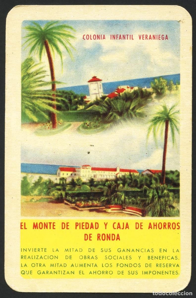 Sammeln von Kalendern: CALENDARIO DE BOLSILLO, MONTE DE PIEDAD Y CAJA AHORROS RONDA, 1958, H. FOURNIER