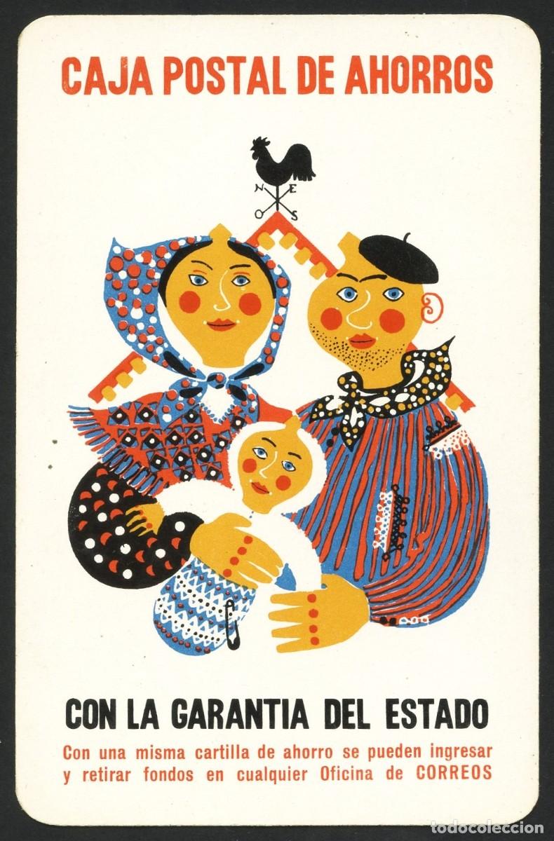 Collectionnisme Calendriers: CALENDARIO DE BOLSILLO, CAJA POSTAL DE AHORROS, 1962, H. FOURNIER