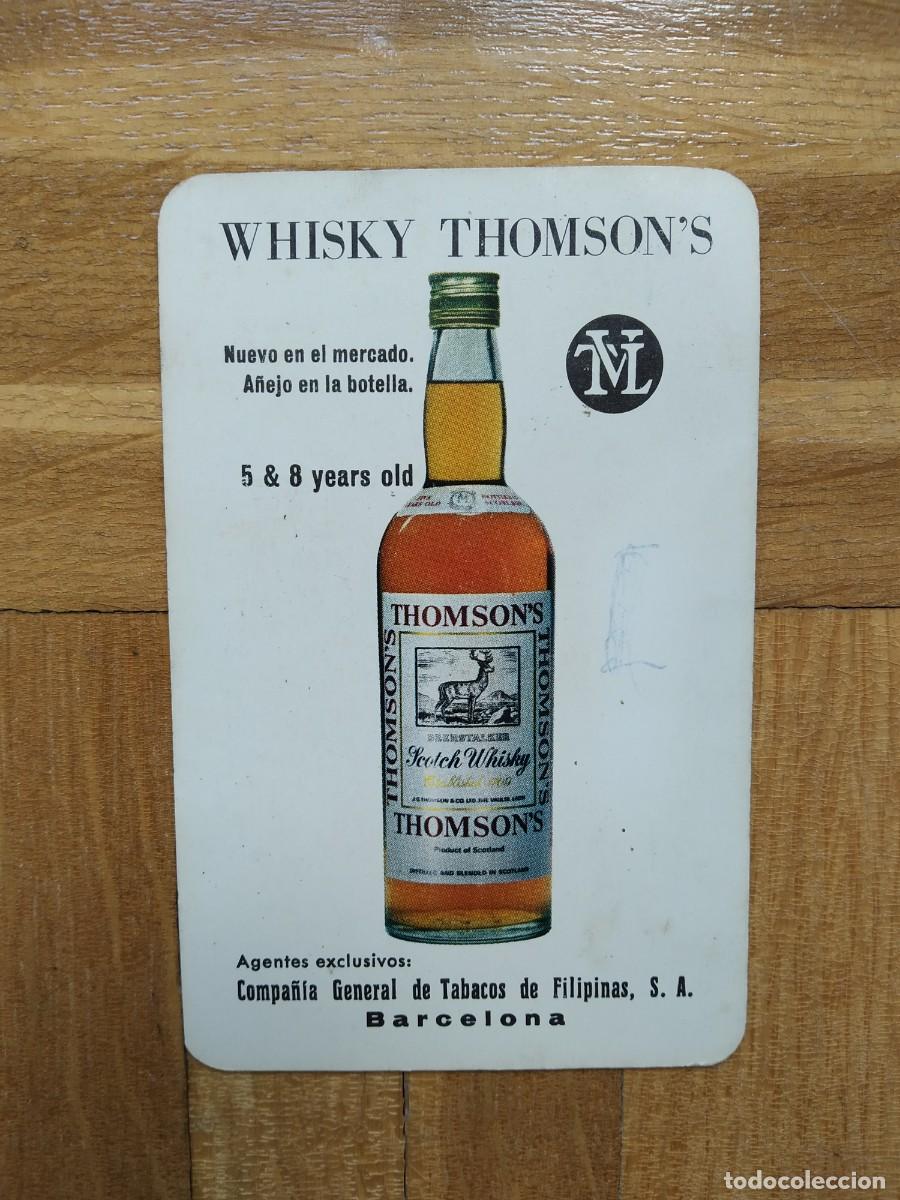 Collezionismo Calendari: CALENDARIO FOURNIER WHISKY THOMSON 1967 VER FOTOS