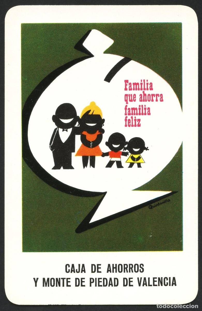 Collectionnisme Calendriers: CALENDARIO DE BOLSILLO, CAJA DE AHORROS DE VALENCIA, 1965, H. FOURNIER