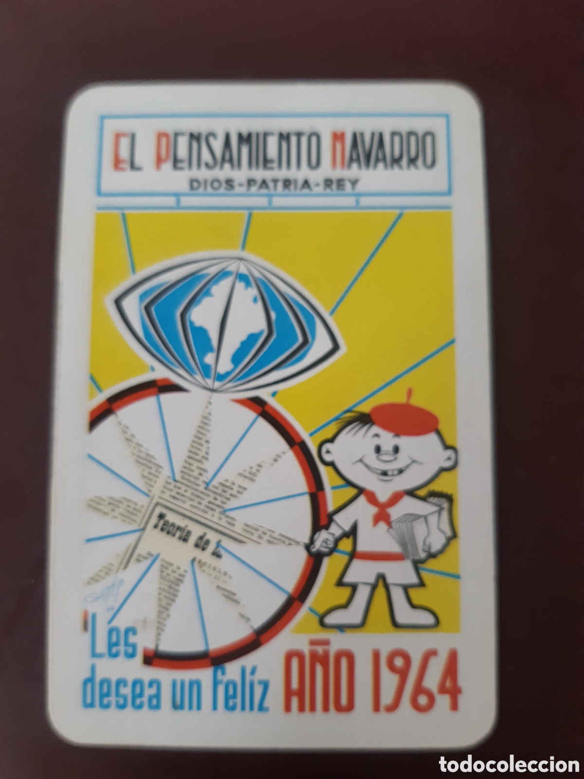 Coleccionismo calendarios: Calendario fournier El Pensamiento Navarro 1964