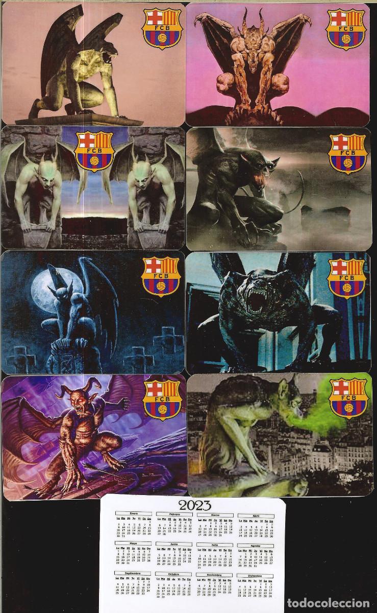 Coleccionismo calendarios: 8 CALENDARIOS DE BOLSILLO - A&Ntilde;O 2023 - G&Aacute;RGOLAS BARCELONA