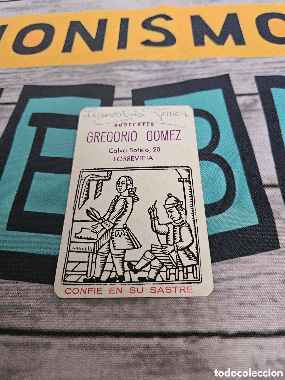 Collectables Calendars: CALENDARIO EMPRESA SASTRERIA GREGORIO GOMEZ. TORREVIEJA. 1971