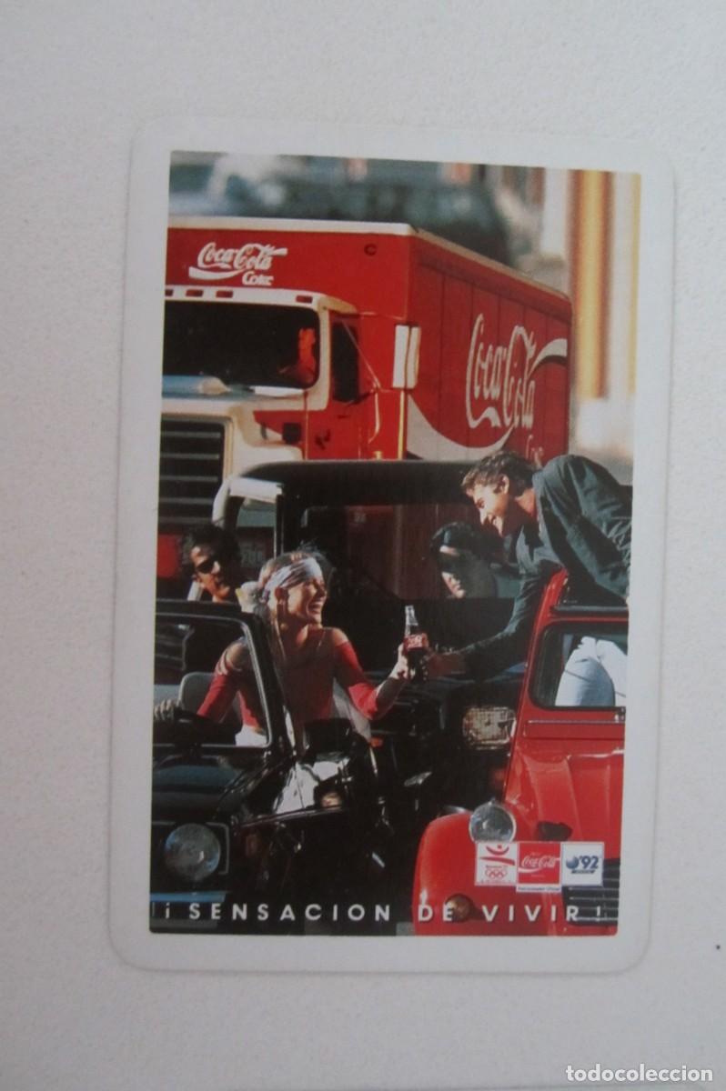 Coleccionismo calendarios: Calendario Fournier Coca Cola 1992
