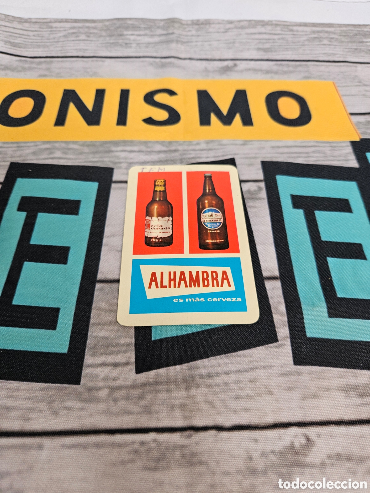 Sammeln von Kalendern: CALENDARIO PRODUCTO CERVEZA ALHAMBRA. PERLA DORADA. FOURNIER. 1966
