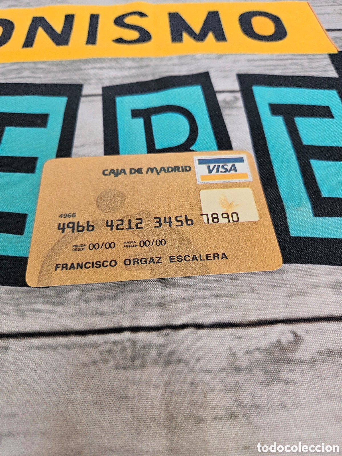 Coleccionismo calendarios: CALENDARIO PUBLICIDAD BANCO CAJA DE MADRID TARJETA VISA. FOURNIER. 1998