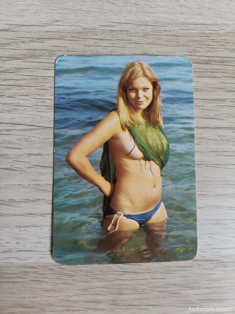 Coleccionismo calendarios: VCK 4571 CALENDARIO BOLSILLO - A&Ntilde;O 1975 - MUJER - GA SERIE BO 506 - BAR LASO - GETAFE MADRID