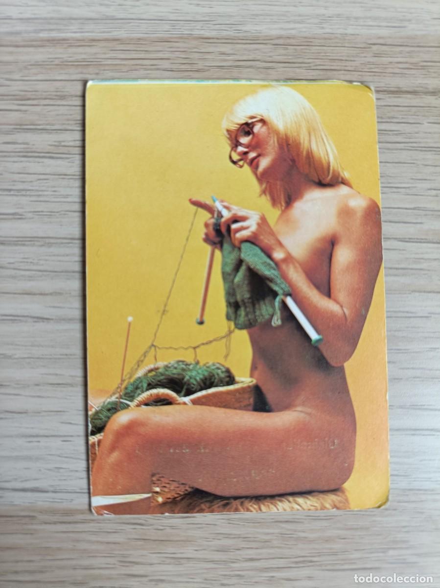 Coleccionismo calendarios: VCK 4572 CALENDARIO BOLSILLO - A&Ntilde;O 1975 - MUJER - SERIE DLB - BAR BODEGA NIETO - BARCELONA