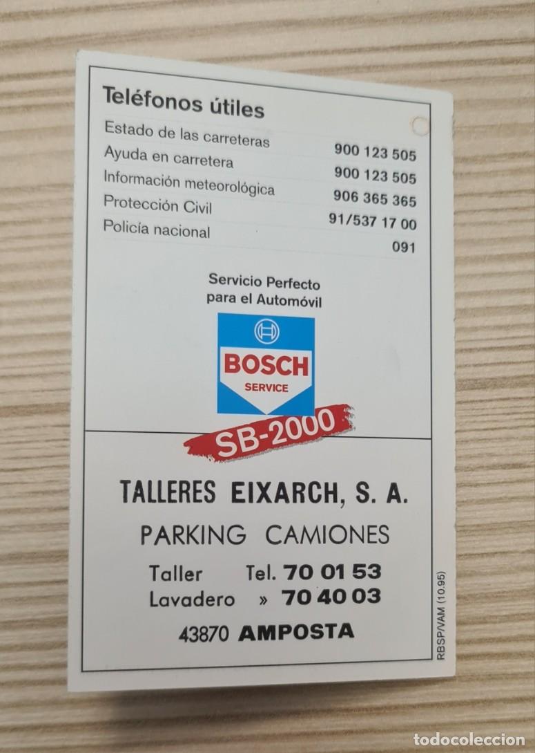 Coleccionismo calendarios: Calendario Bosch de 1996 - Foto 3
