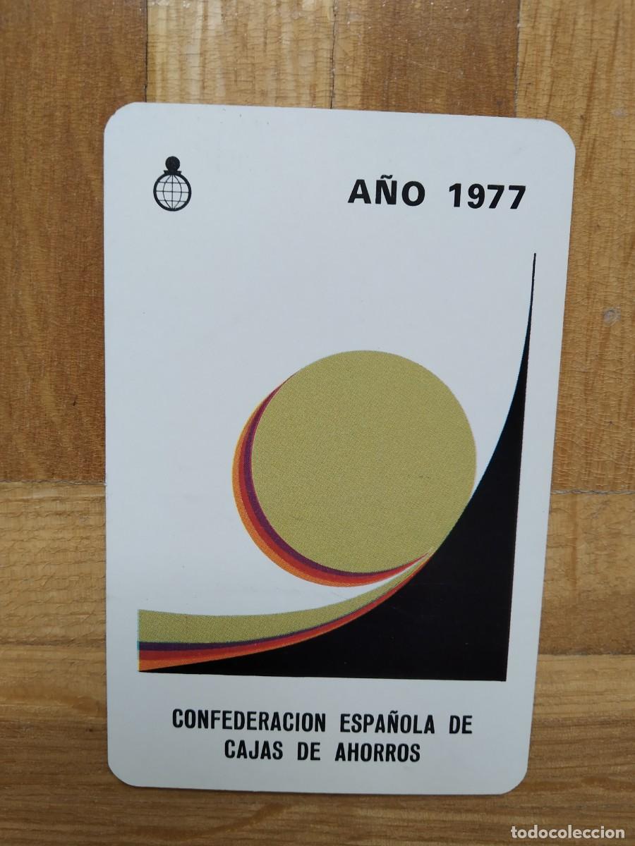 Colecionismo Calend&aacute;rios: CALENDARIO FOURNIER CONFEDERACION ESPA&Ntilde;OLA DE CAJAS DE AHORROS A&Ntilde;O 1977 VER FOTOS NUEVO HF3
