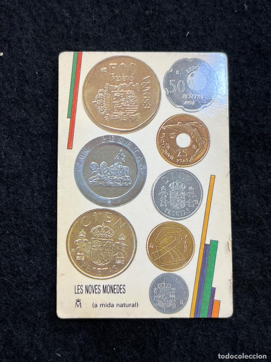 Sammeln von Kalendern: Calendario Fournier 1991 F&aacute;brica Nacional de Moneda y Timbre FNMT Nuevas Monedas Peseta Coleccionism