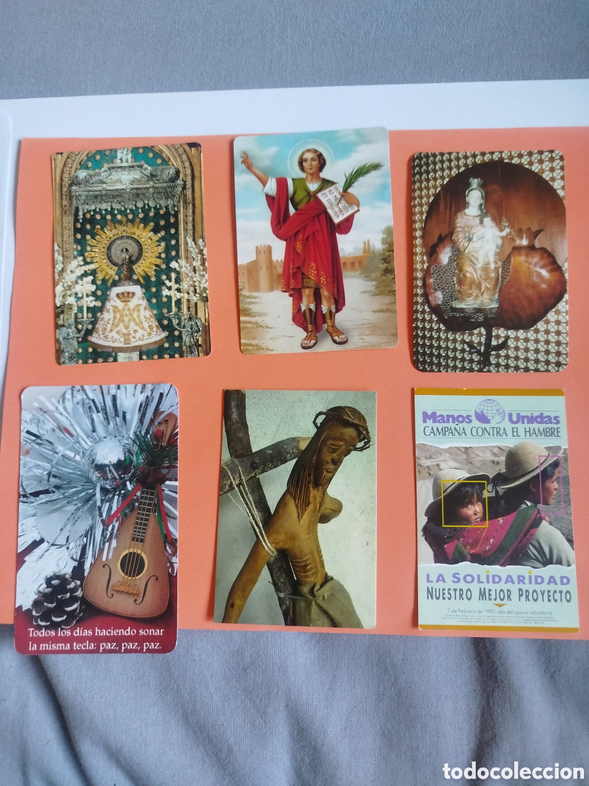 Coleccionismo calendarios: 6 calendarios religioso
