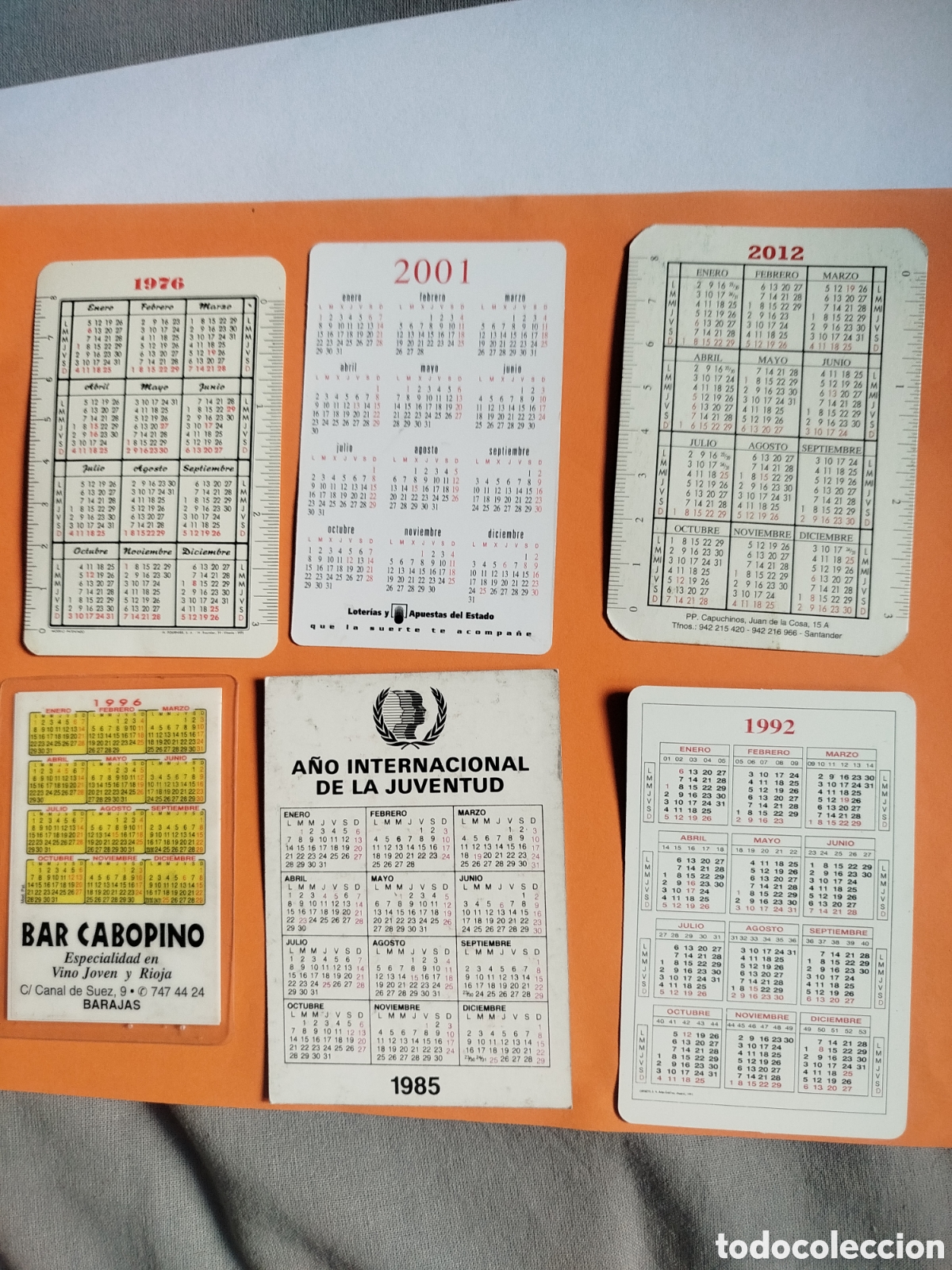 Coleccionismo calendarios: 6 calendarios variados - Foto 2
