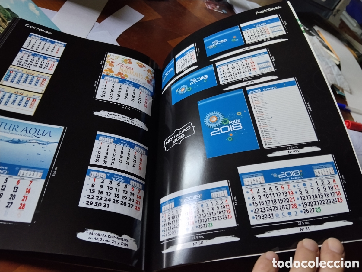 Coleccionismo calendarios: Libro cat&aacute;logo de calendarios 2018 L - Foto 8