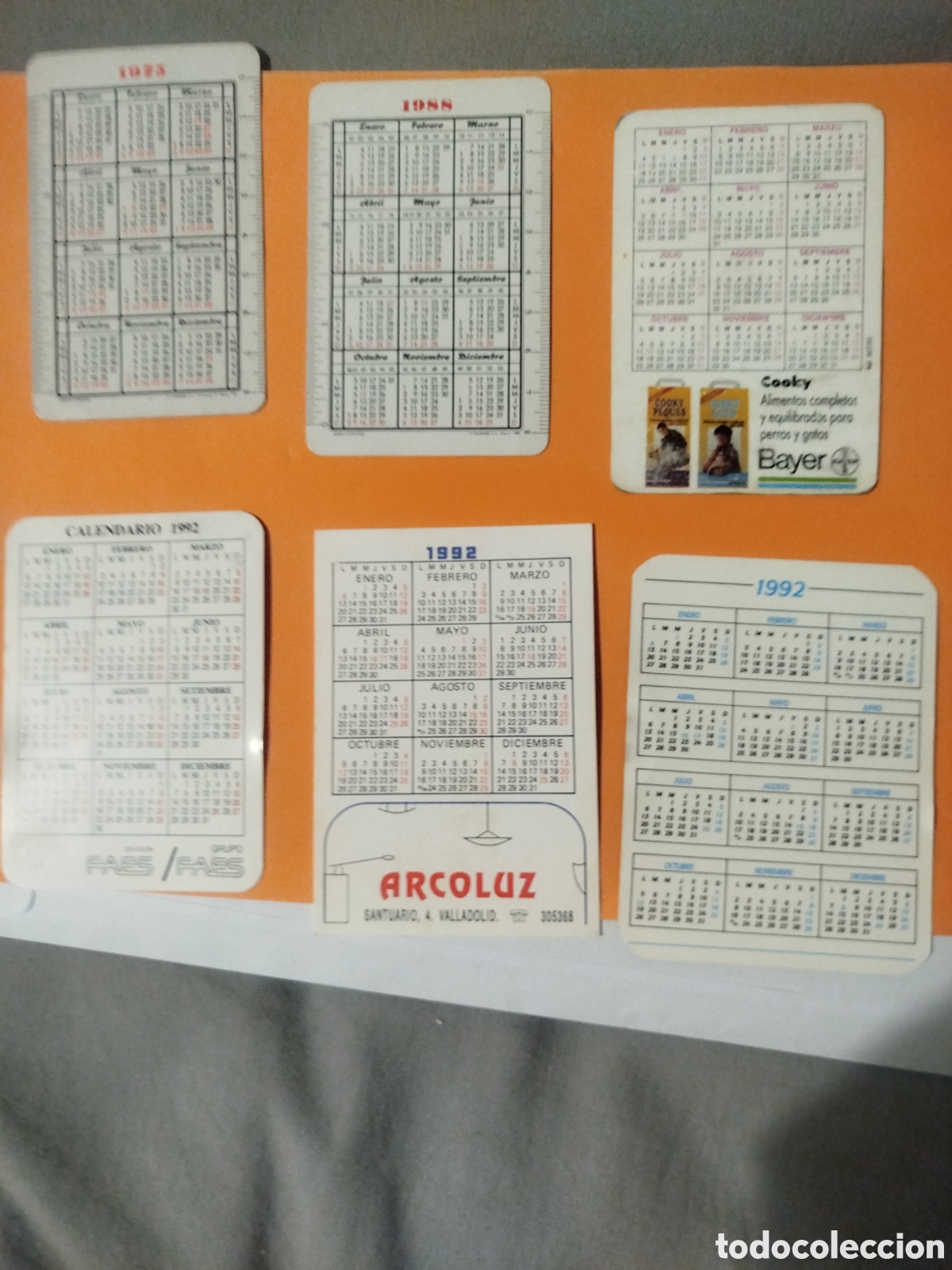 Coleccionismo calendarios: 6 calendarios variados - Foto 2