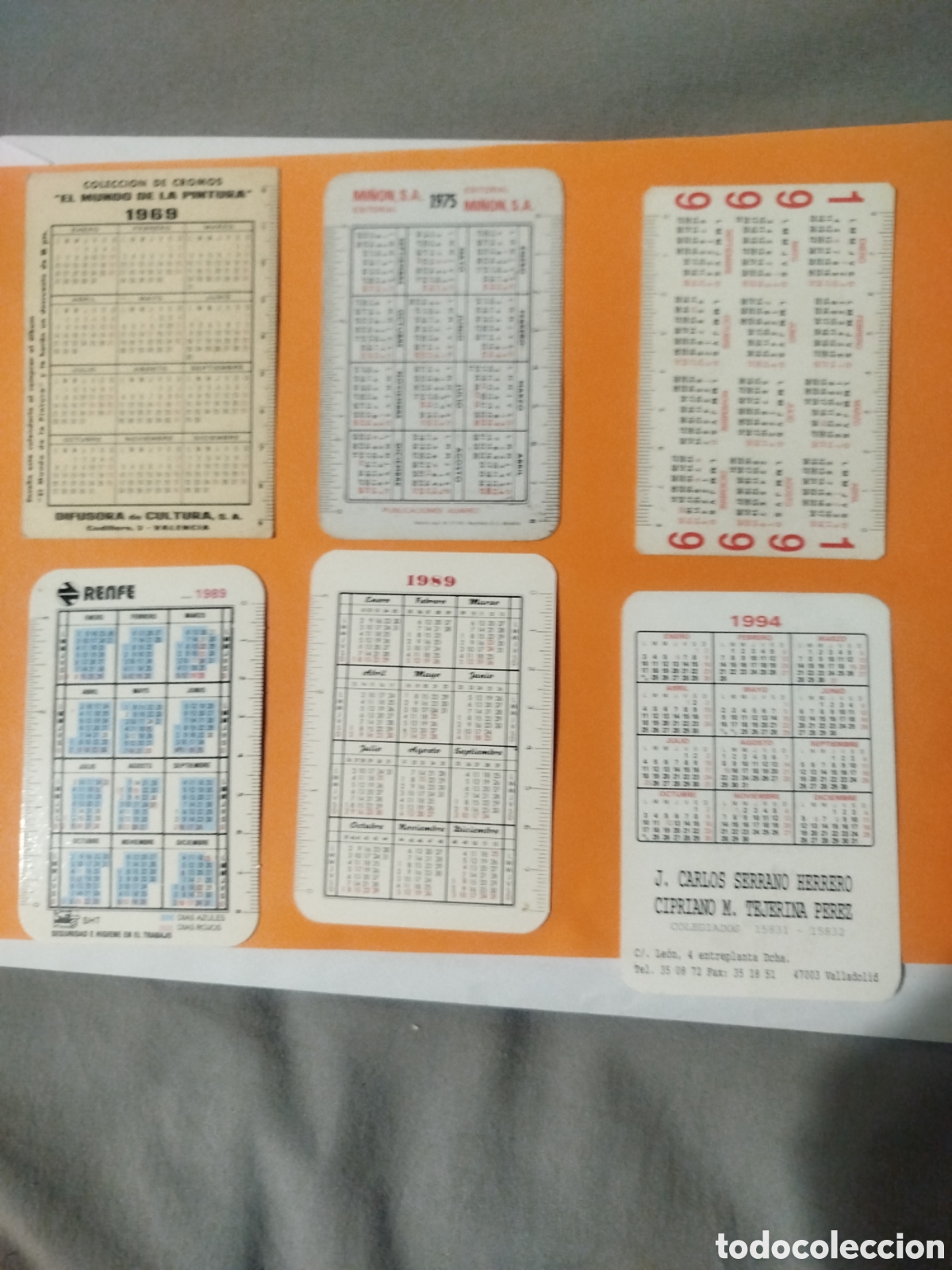 Coleccionismo calendarios: 6 calendarios variados - Foto 2