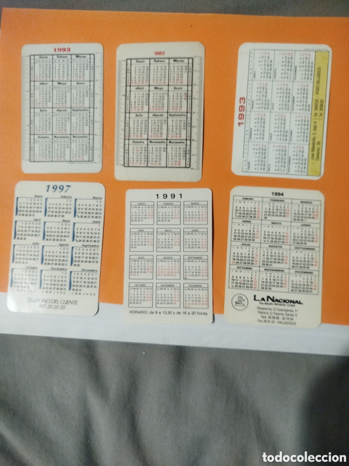 Coleccionismo calendarios: 6 calendarios variados - Foto 2