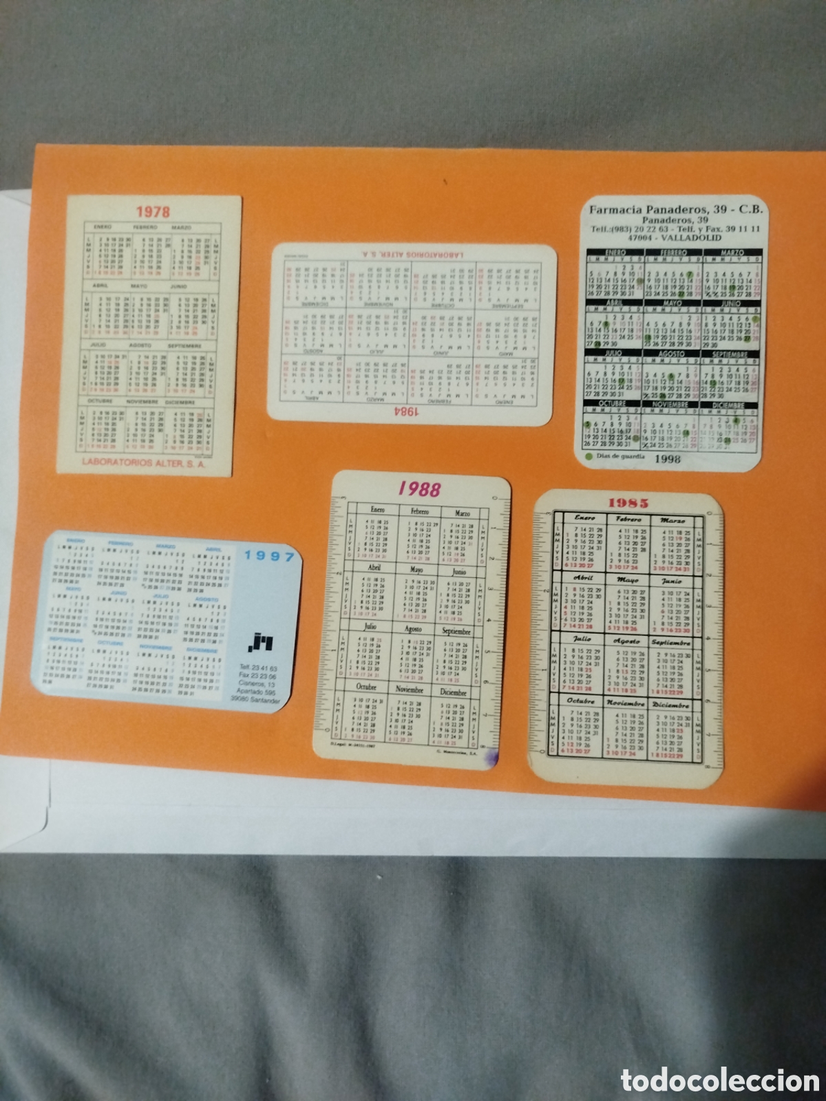 Coleccionismo calendarios: 6 calendarios variados - Foto 2