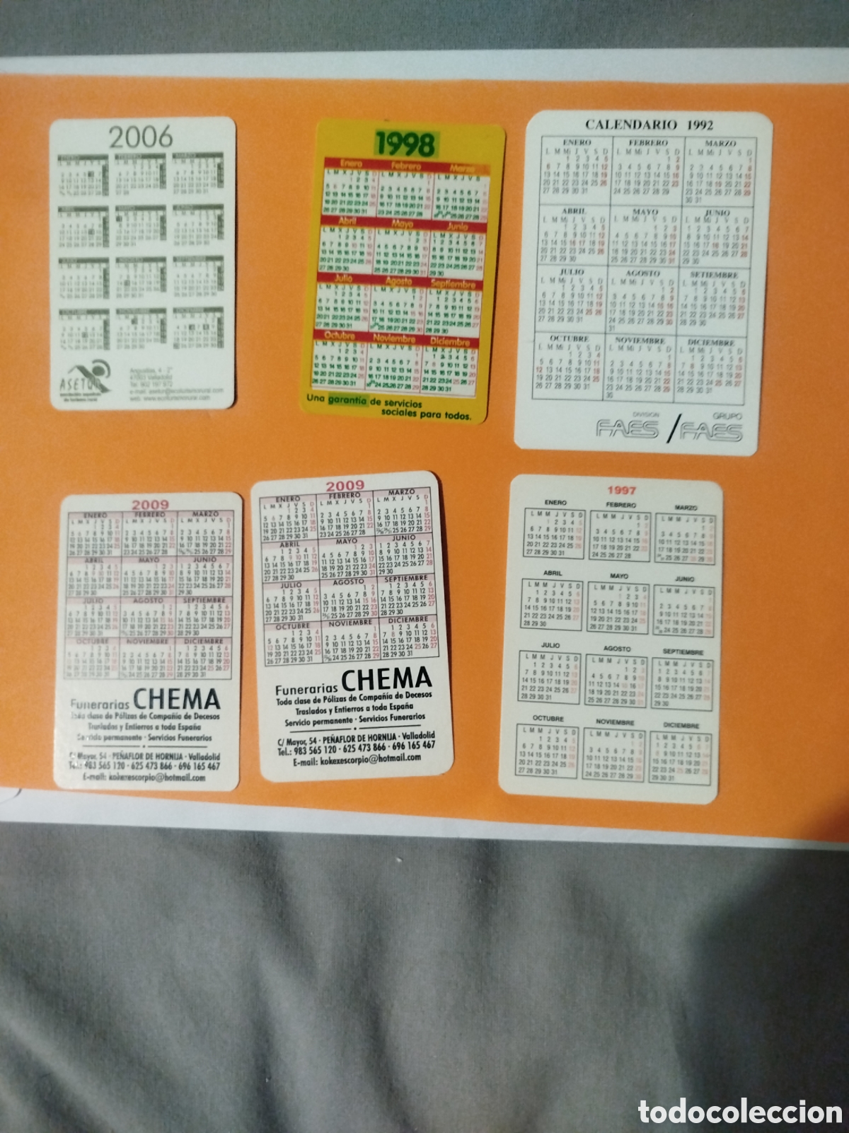 Coleccionismo calendarios: 6 calendarios variados - Foto 2