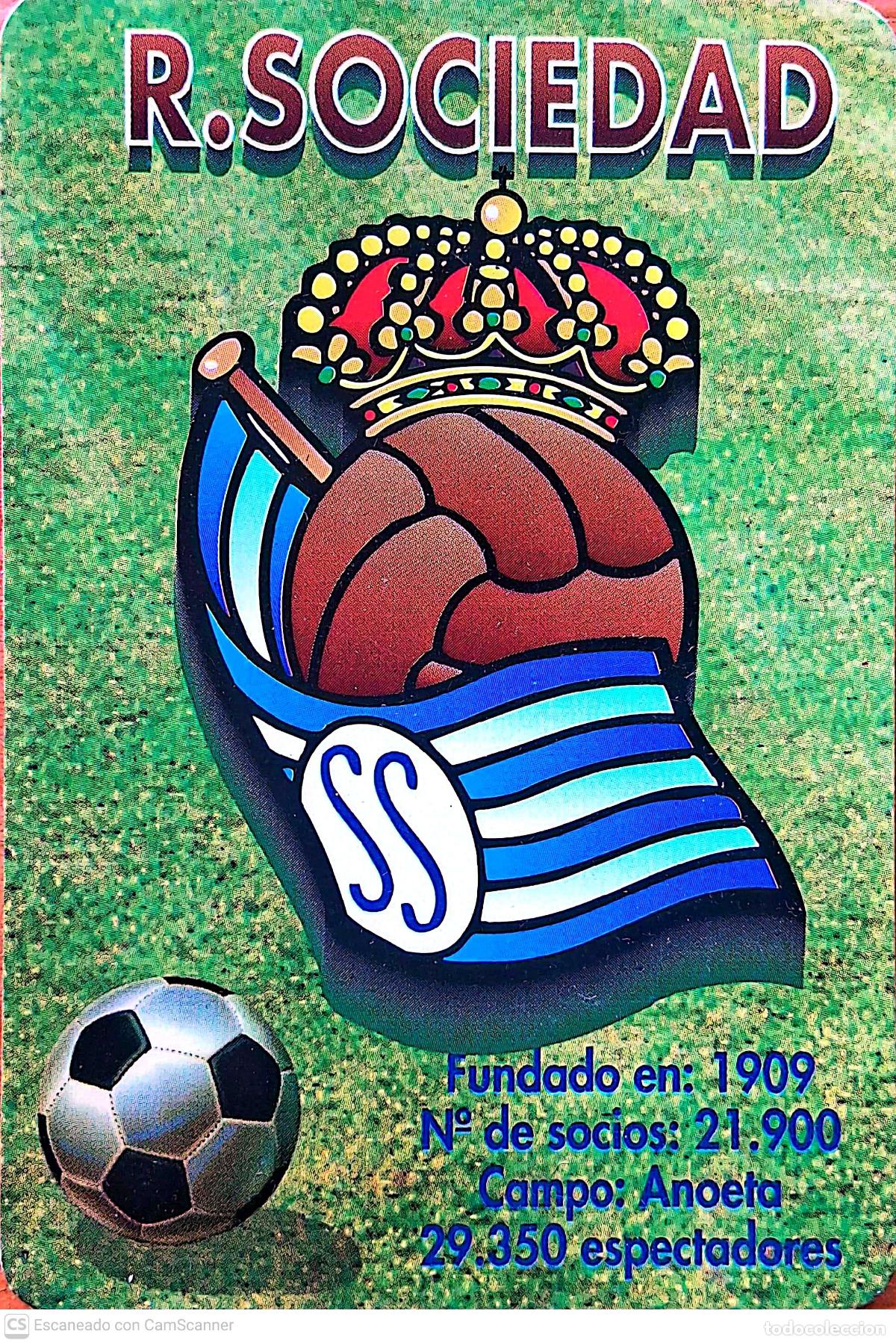 Coleccionismo calendarios: Calendario: R. Sociedad. A&ntilde;o 1998