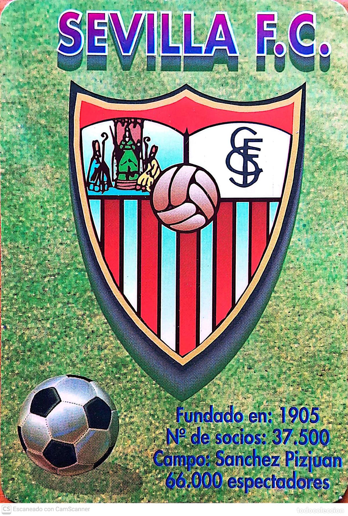 Coleccionismo calendarios: Calendario: Sevilla F.C. A&ntilde;o 1998