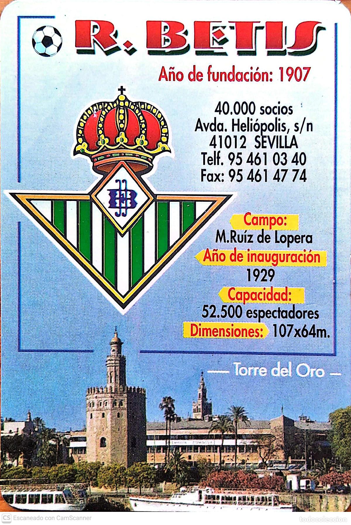 Coleccionismo calendarios: Calendario: R. Betis A&ntilde;o 2002