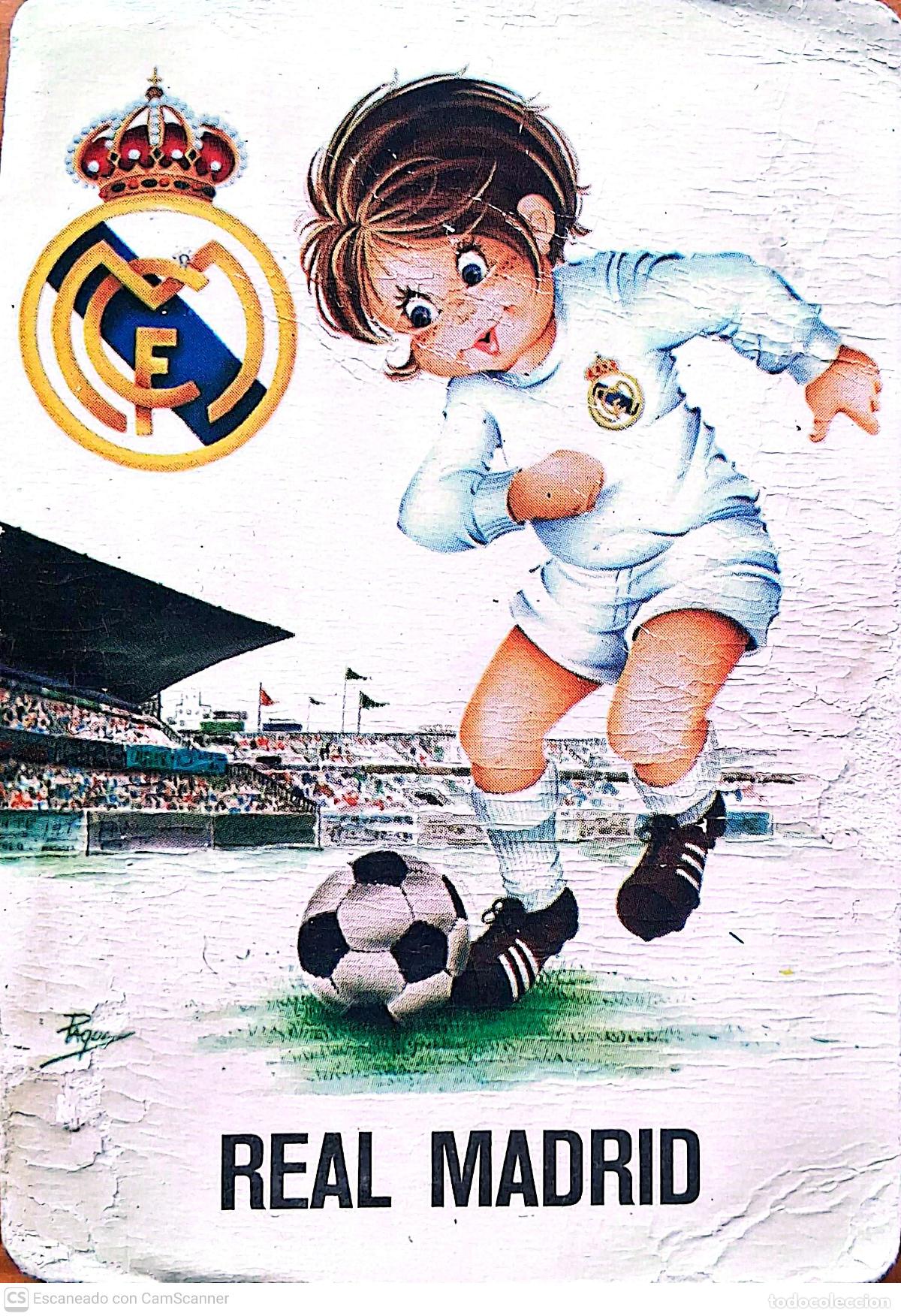 Coleccionismo calendarios: Calendario: Real Madrid. A&ntilde;o 1974. Ver foto por haber estado pegada.