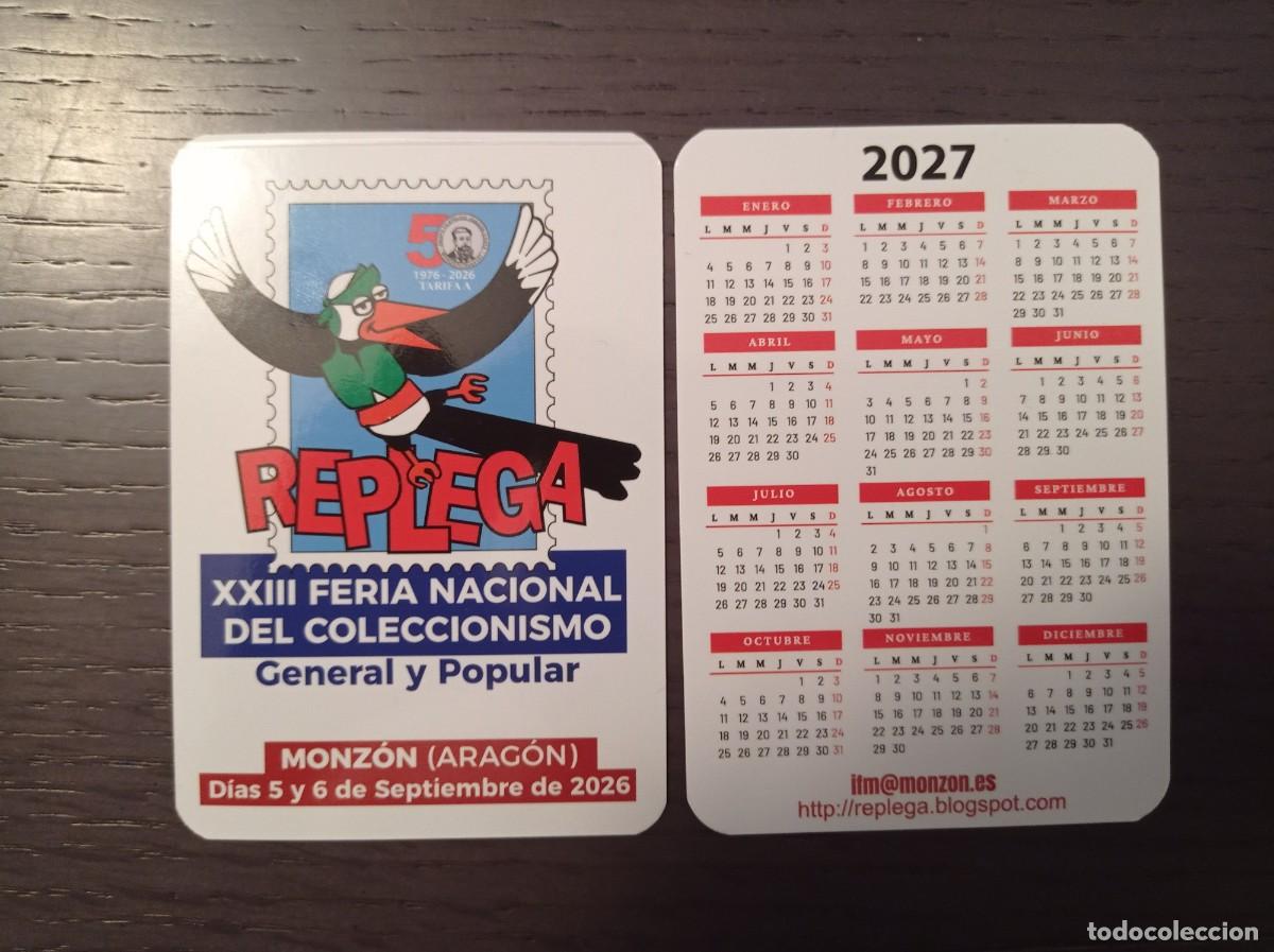 Coleccionismo calendarios: CALENDARIO PUBLICITARIO. REPLEGA. A&Ntilde;O 2027
