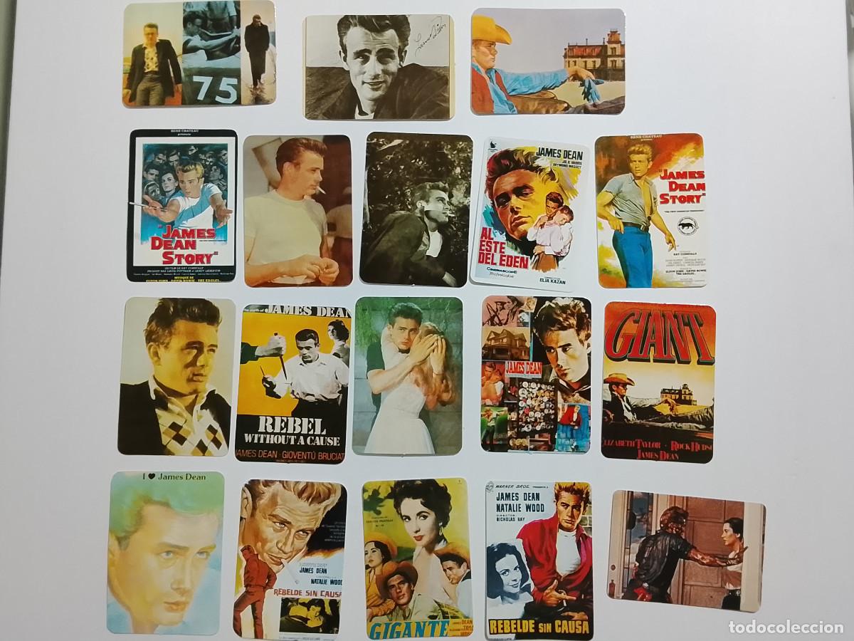 Coleccionismo calendarios: Lote de 18 calendarios de bolsillo de James Dean