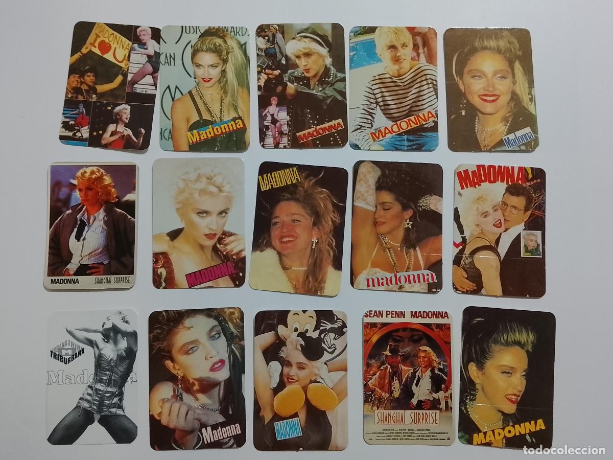 Coleccionismo calendarios: Lote de 15 calendarios de bolsillo de Madonna